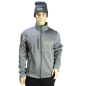 Preview: Team Softshell / Fleece Jacke in grau
